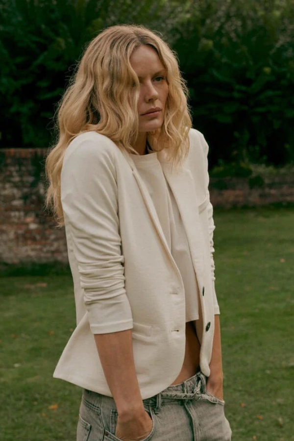 Repeat Tailored French Terry Modal Blazer (Available in Multiple Colours)