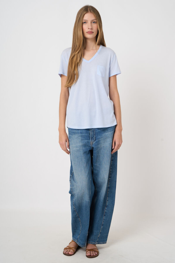 Repeat V-Neck T-Shirt (Available in Multiple Colours)