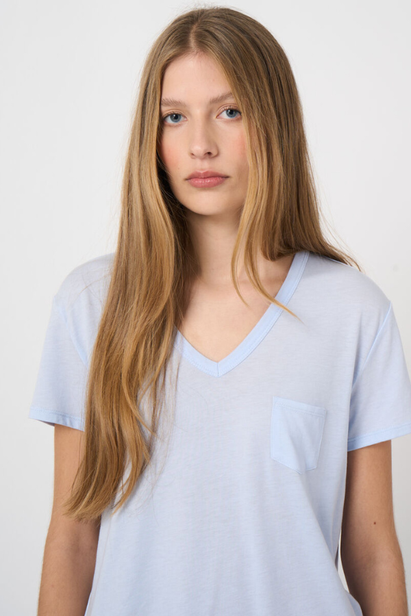 Repeat V-Neck T-Shirt (Available in Multiple Colours)