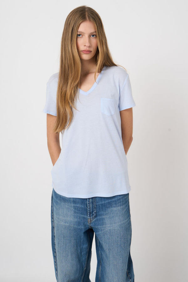 Repeat V-Neck T-Shirt (Available in Multiple Colours)