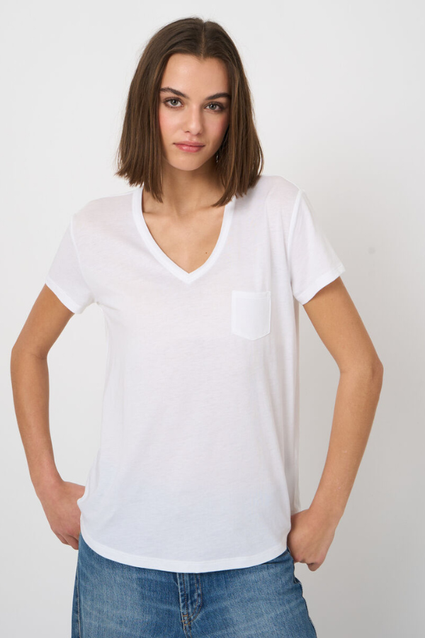 Repeat V-Neck T-Shirt (Available in Multiple Colours)
