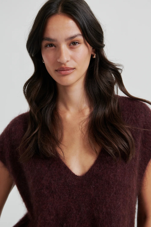 Second Female V-Neck Sweater Vest (Available in Two Colours)