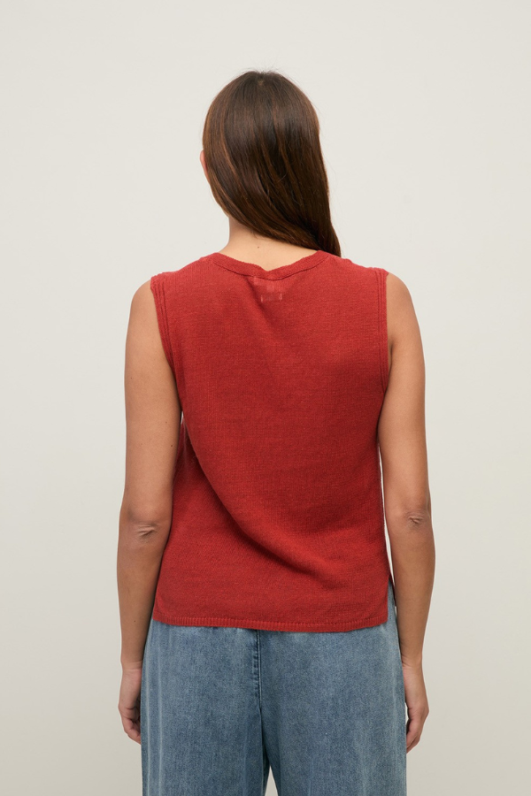 Yerse Linen Knit Vest (Available in Multiple Colours)