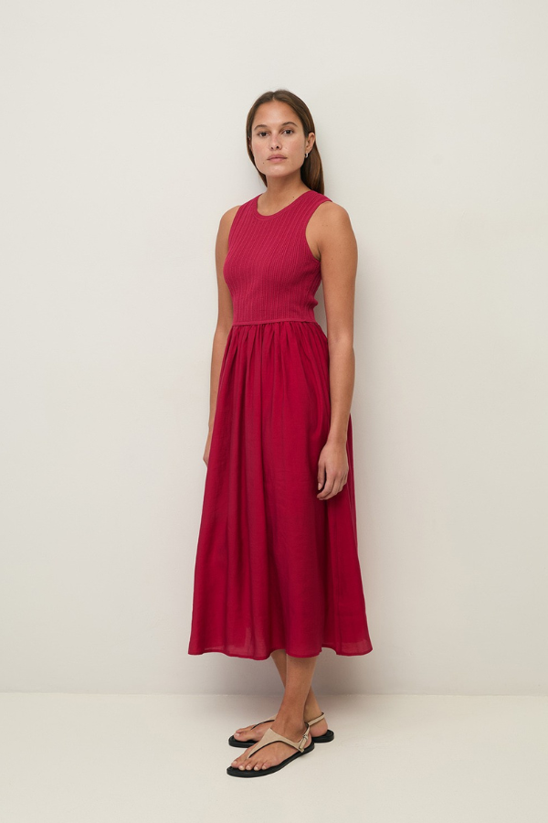 Yerse Sleeveless Knit Dress (Available in Two Colours)