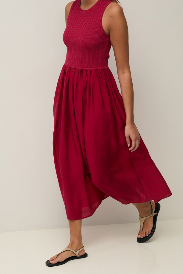 Yerse Sleeveless Knit Dress (Available in Two Colours)