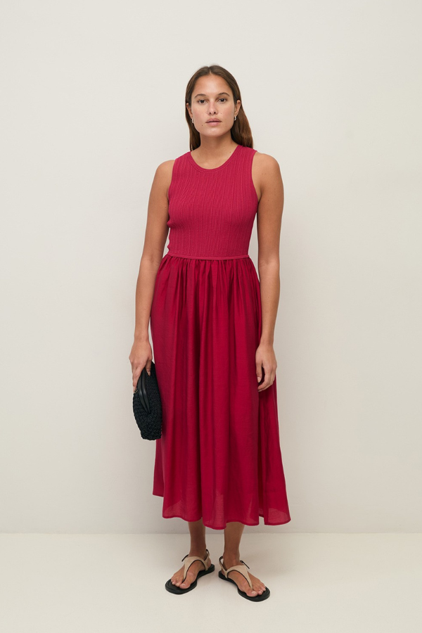 Yerse Sleeveless Knit Dress (Available in Two Colours)