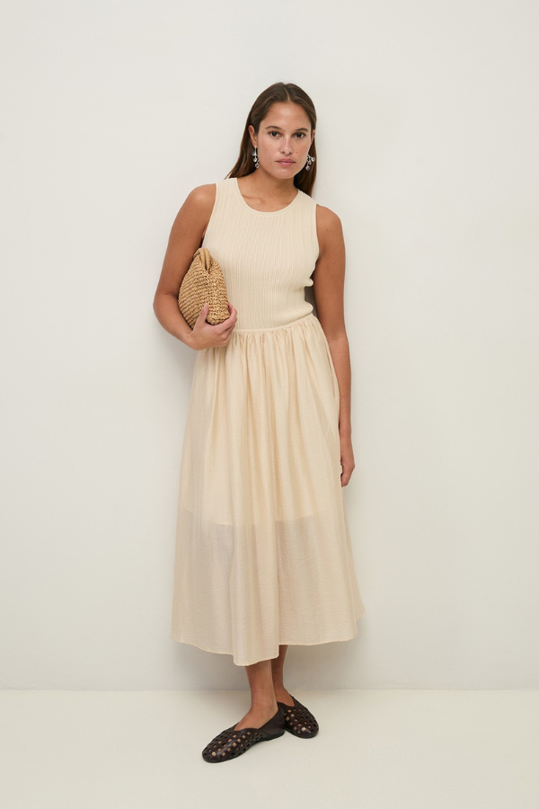Yerse Sleeveless Knit Dress (Available in Two Colours)