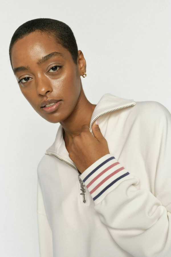 Mos Mosh Georgia Long Sleeve Zip Sweatshirt