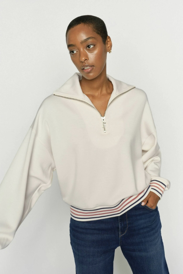 Mos Mosh Georgia Long Sleeve Zip Sweatshirt