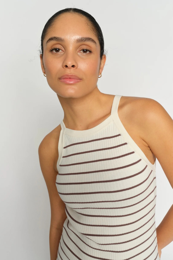 Mos Mosh Striped Knit Tank Top