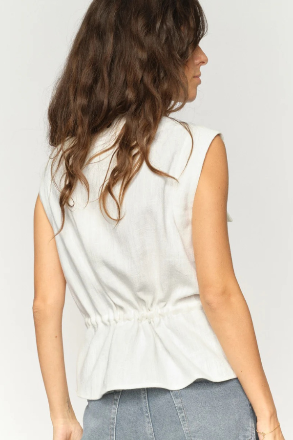 Mos Mosh Ramie Sleeveless Vest