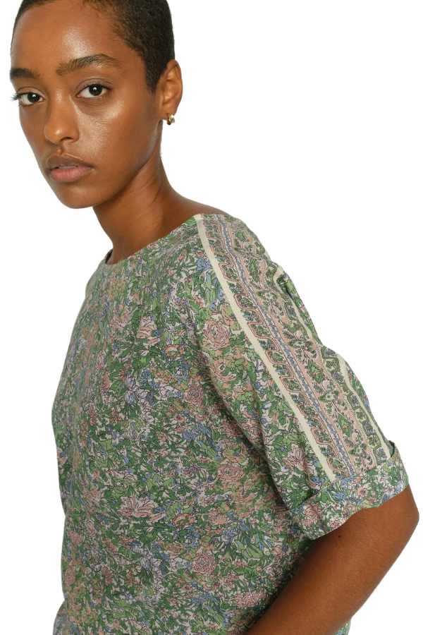 Mos Mosh Short Sleeve Orchid Blouse