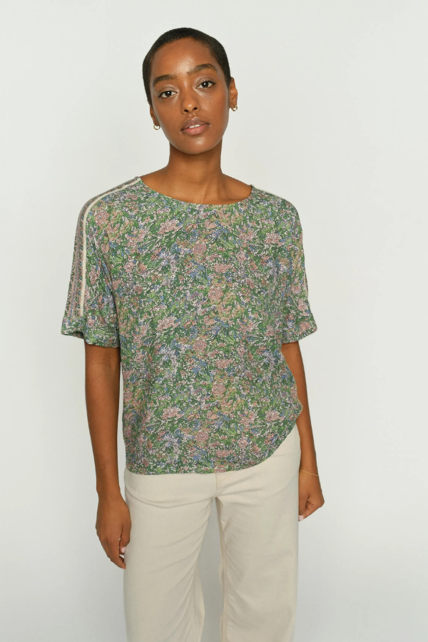 Mos Mosh Short Sleeve Orchid Blouse