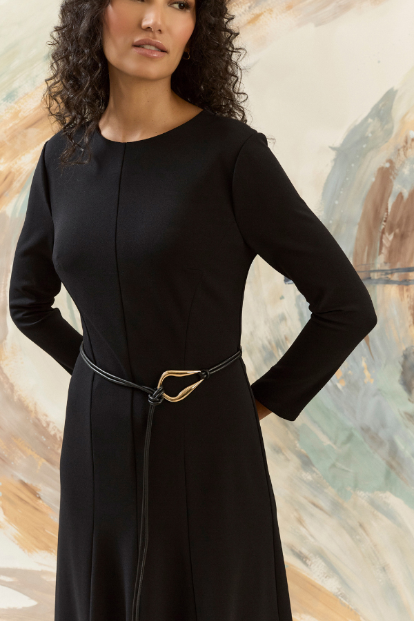 Maggy London Belted Midi Dress