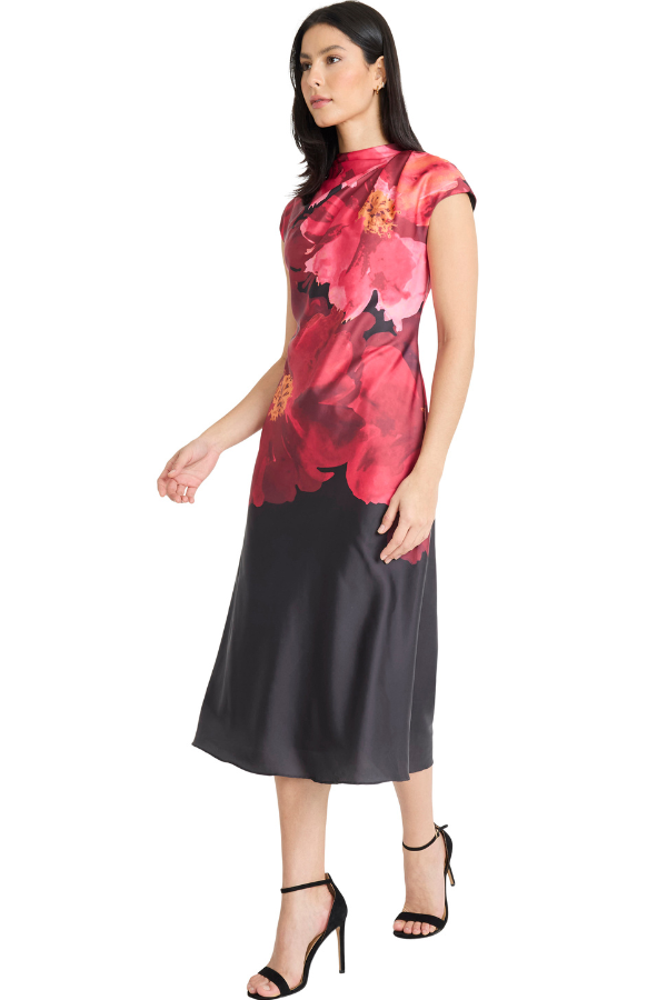 Maggy London Poppy Floral Dress