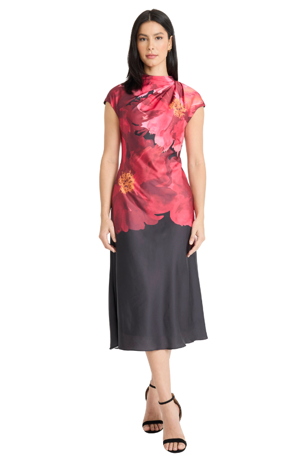 Maggy London Poppy Floral Dress