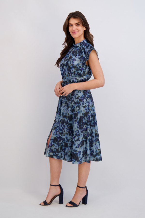 London Times Floral A-line Dress