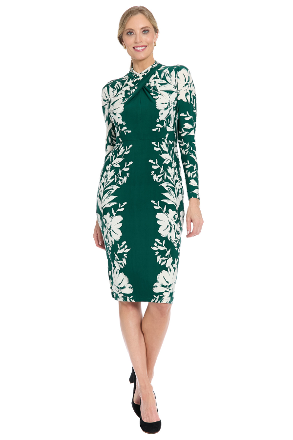 London Times Floral Print Dress (Available in Two Colours)