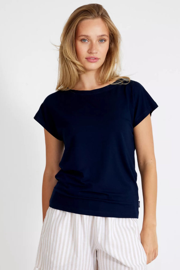 Holebrook Ellen Cap Sleeve Top (Available in Multiple Colours)