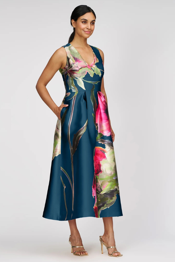 Kay Unger Regina Tea Length Dress
