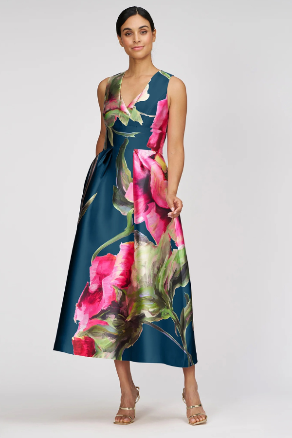 Kay Unger Regina Tea Length Dress