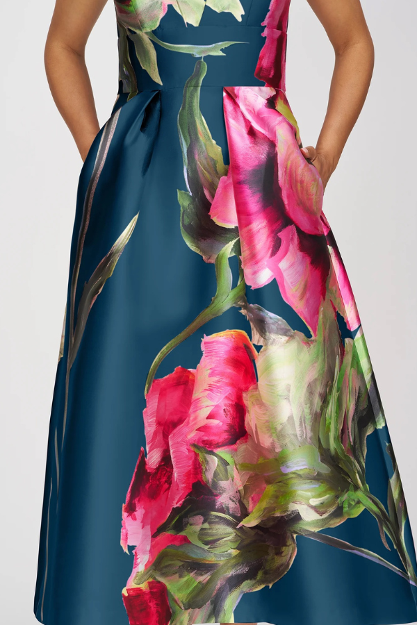 Kay Unger Regina Tea Length Dress