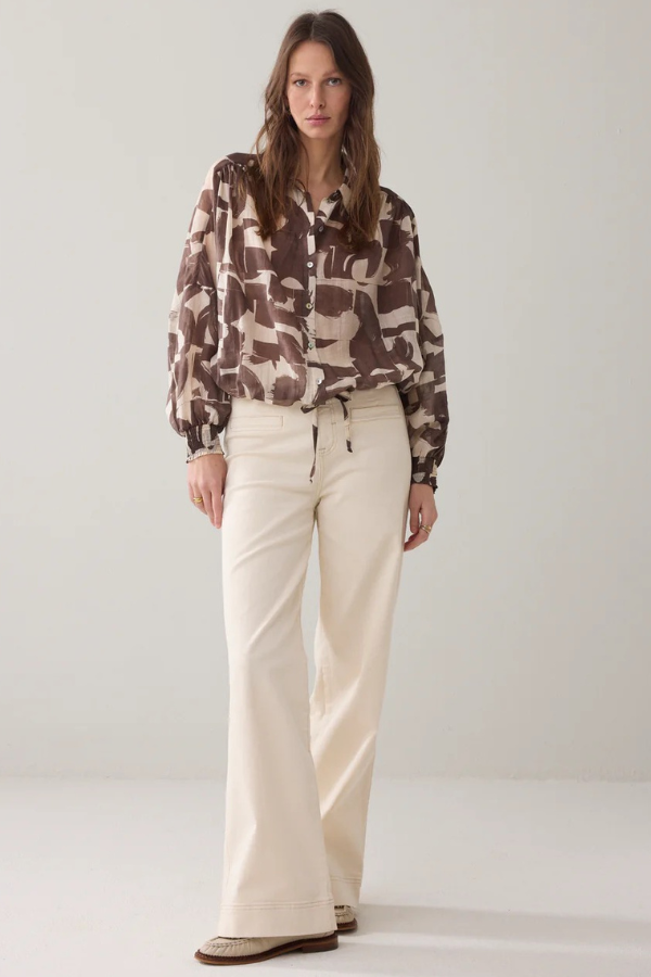Summum Boxy Print Blouse