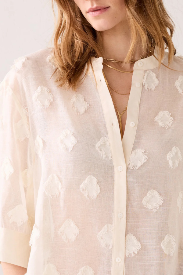 Summum Sheer Floral Blouse