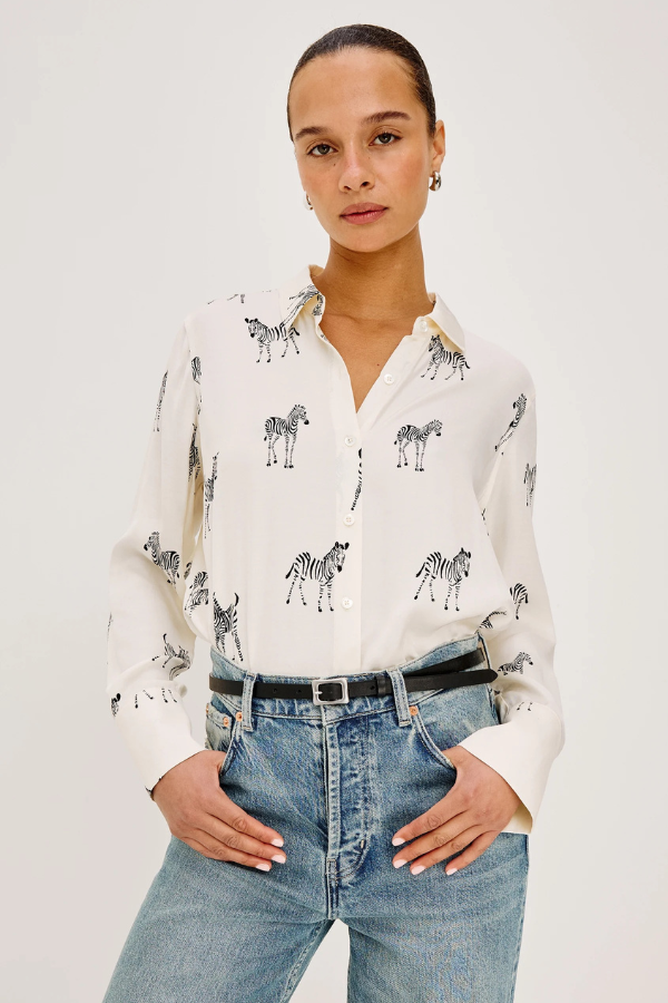 Rails Saige Zebra Shirt