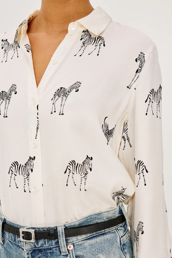 Rails Saige Zebra Shirt