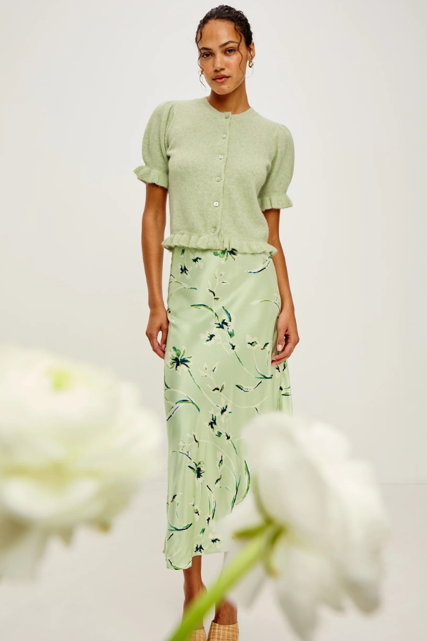 Rails Lora Ruffle Cropped Cardigan