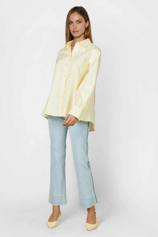 Marc Aurel Dual Stripe Flared Jean