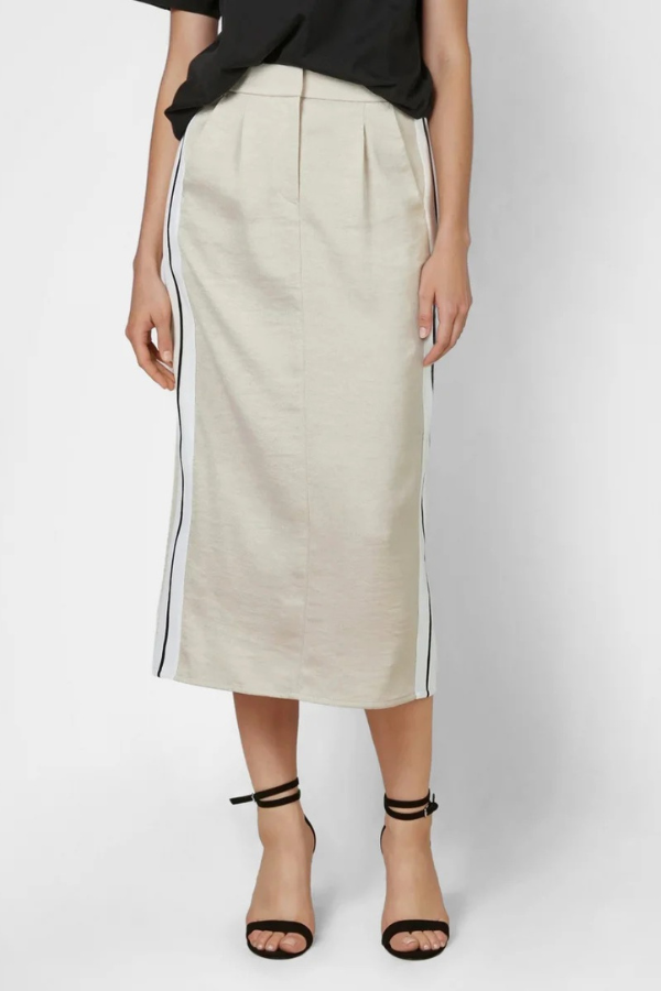 Marc Aurel Skirt With Side Stripes