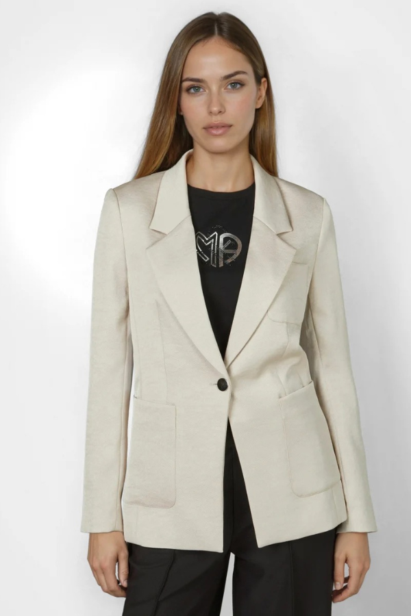 Marc Aurel Blazer With Side Stripes
