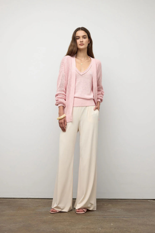 Iris Setlakwe Crochet Knit Top