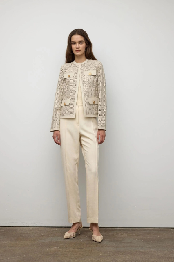 Iris Setlakwe Perforated Leather Jacket
