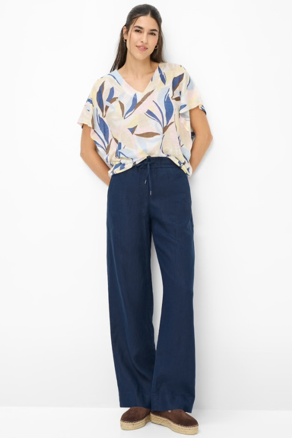Brax Cassie Short-Sleeve Floral Top (Available in Two Colours)