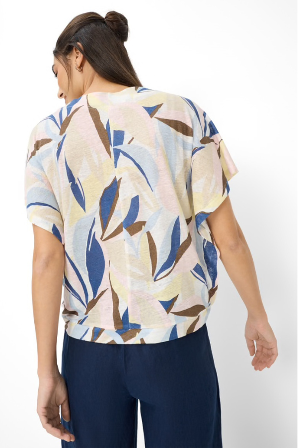 Brax Cassie Short-Sleeve Floral Top (Available in Two Colours)