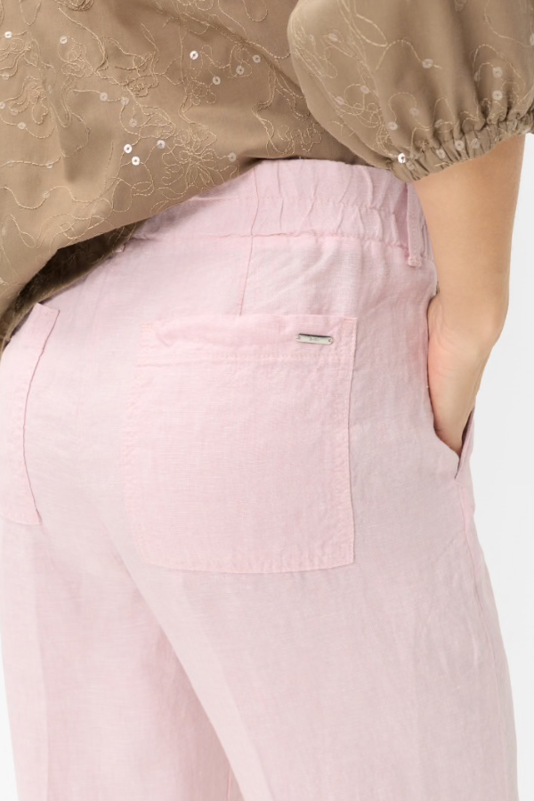 Brax Wide Leg Linen Pants (Available in Two Colours)