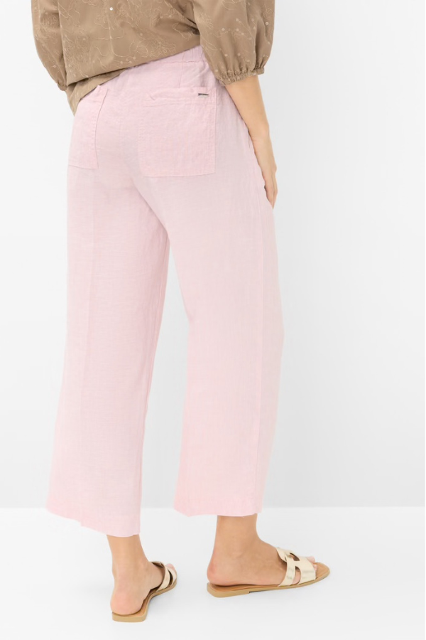 Brax Wide Leg Linen Pants (Available in Two Colours)