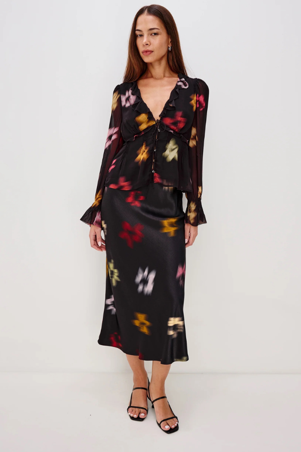 Rails Alixa Blurred Floral Blouse