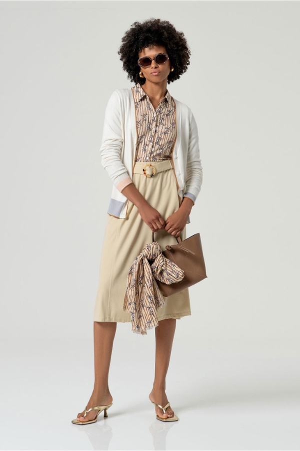 Surkana V-Neck Button Cardigan