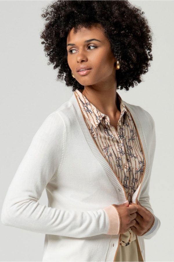 Surkana V-Neck Button Cardigan