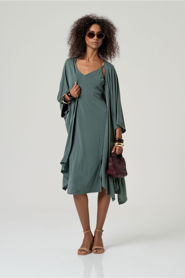 Surkana Side Slit Mini Dress (Available in Two Colours)