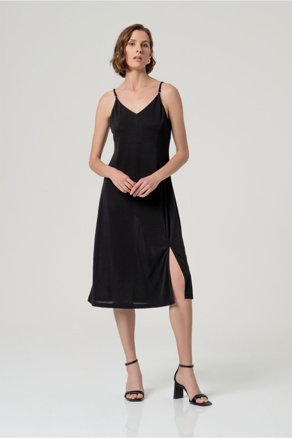 Surkana Side Slit Mini Dress (Available in Two Colours)