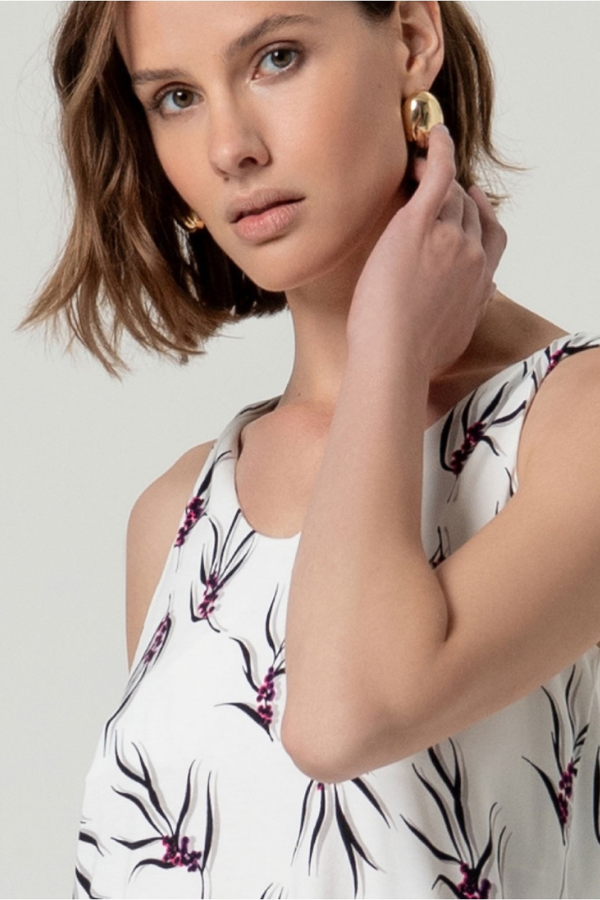 Surkana Botanical Print Top