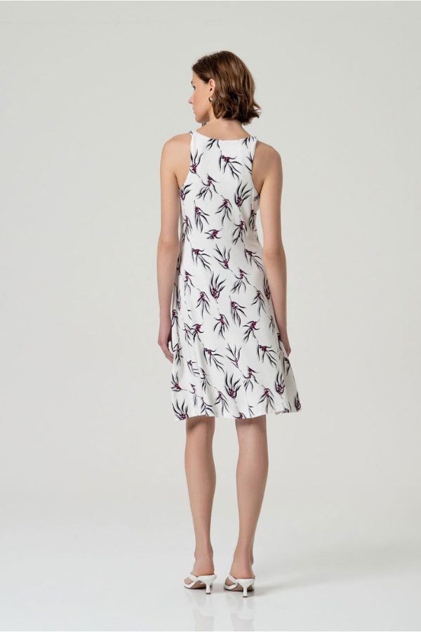 Surkana Botanical Print Dress