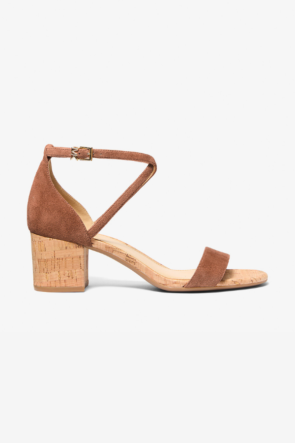 Michael Kors Serena Suede Sandal (Available in Two Colours)
