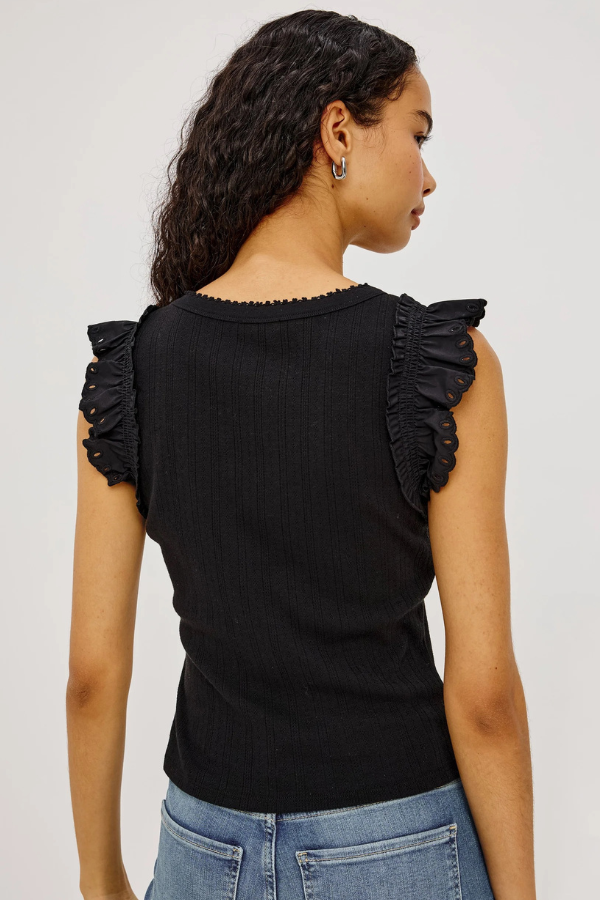 Rails Flutter Sleeve Top