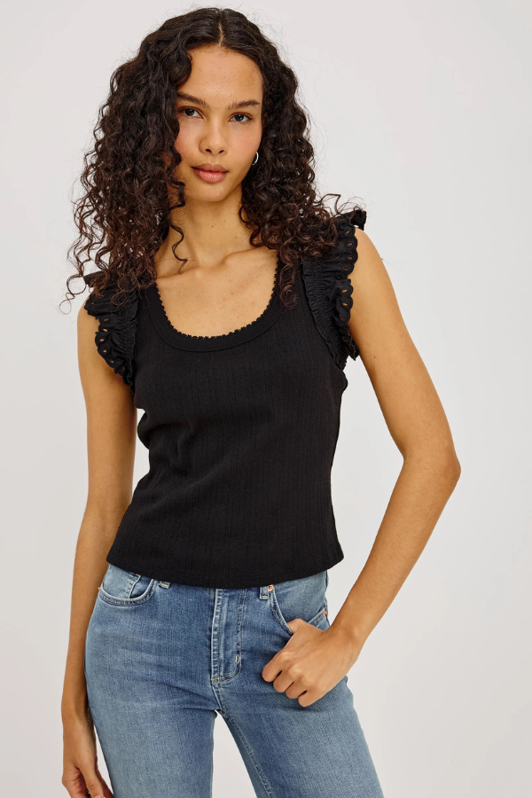Rails Flutter Sleeve Top
